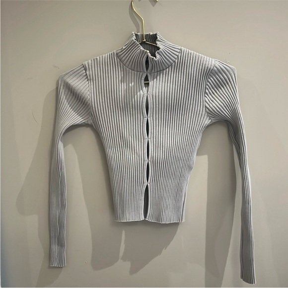 ZARA MOCK NECK TOP - Picture 2 of 6